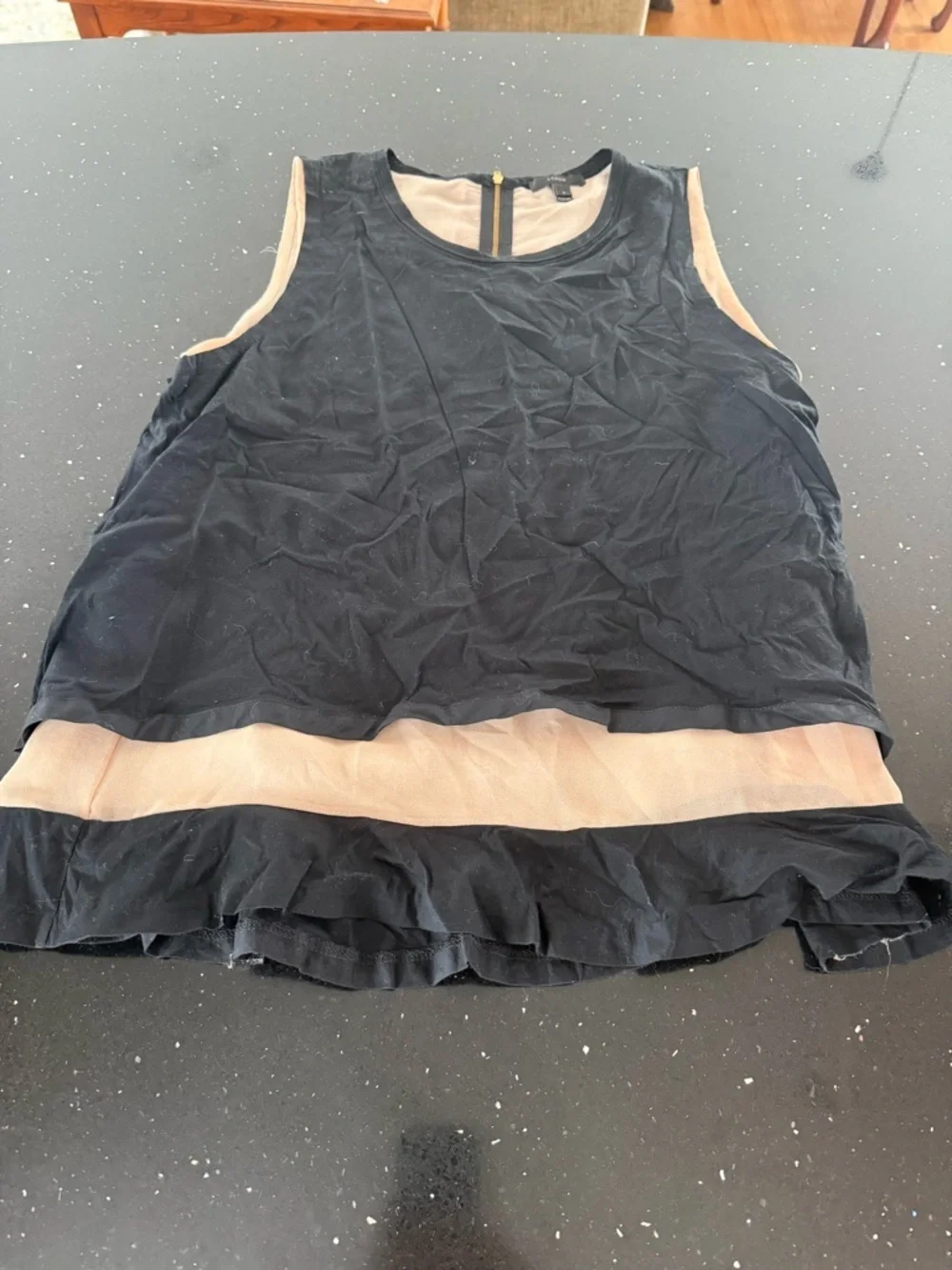 J. Crew sleeveless layered